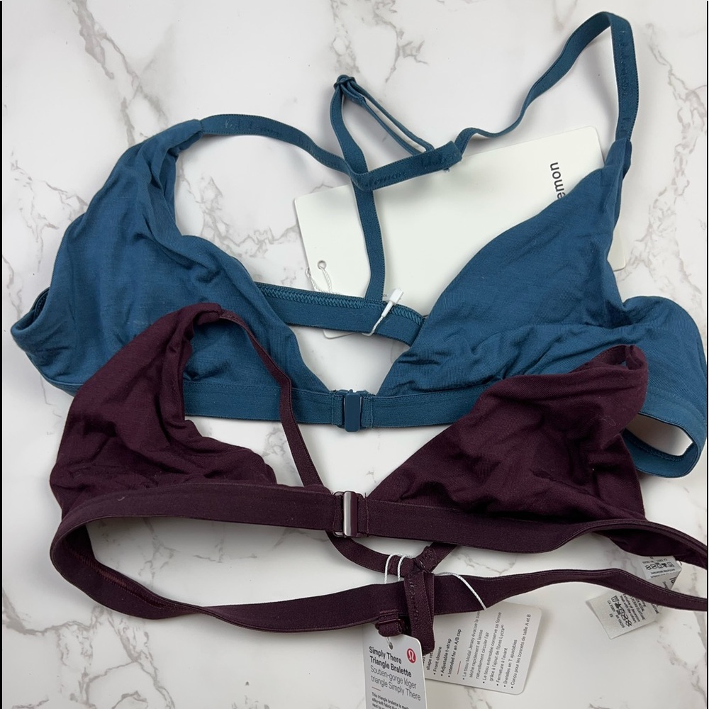 Lululemon simply there triangle bralettes (2)
